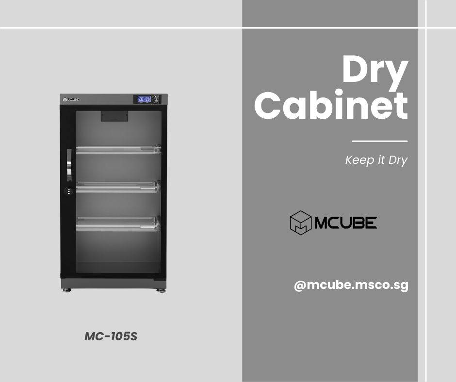 MCUBE 105L dry cabinet Singapore — medium dry box